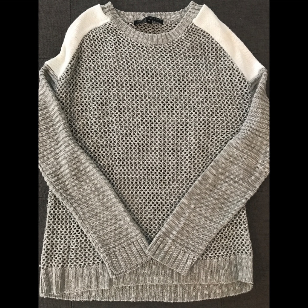 Generation Love Open Knit silver/gray sweater.